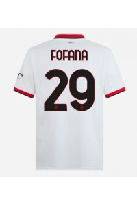 AC Milan Youssouf Fofana #29 Voetbaltruitje Uit tenue 2024-25 Korte Mouw